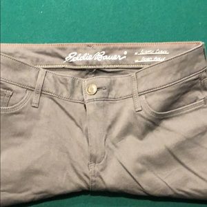 Eddie Bauer Skinny Ankle Slightly Curvy Gray Jeans